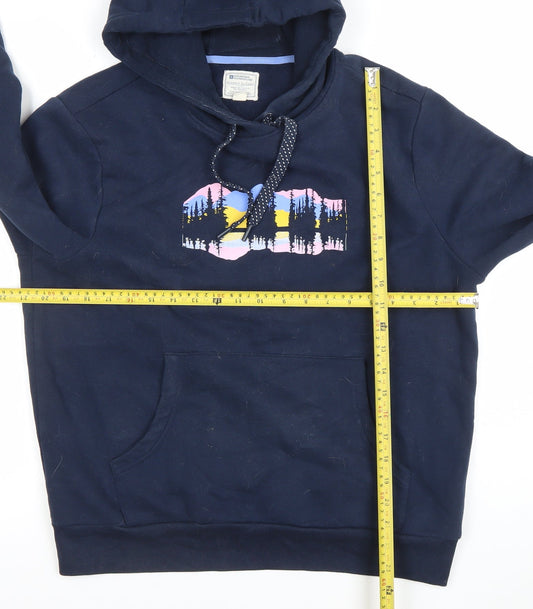 Womens UK Size 12 Mountain Warehouse Blue Pullover Hoodie