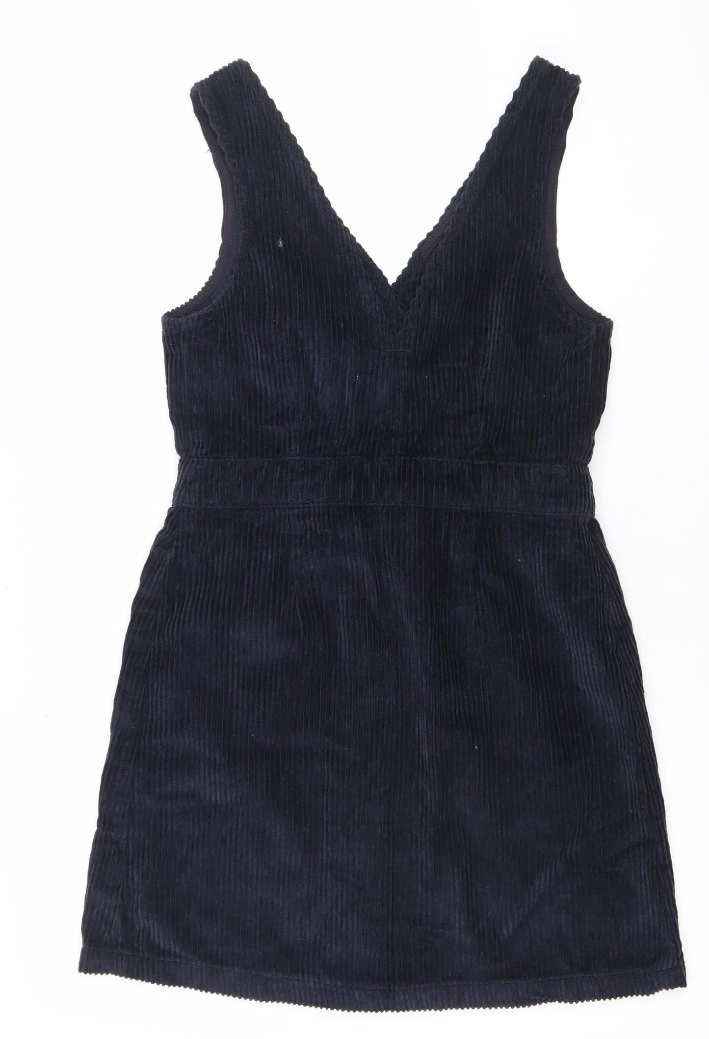 Jack Wills Women Blue Corduroy Pinafore Dress Size 8