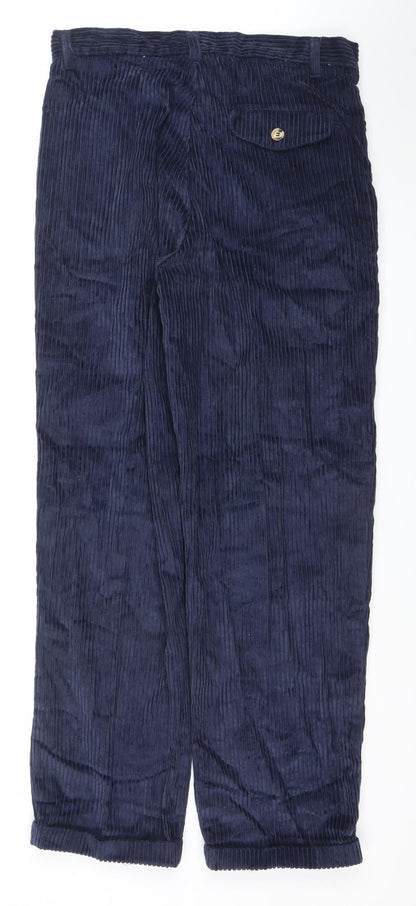 Club Montana Men's Blue Corduroy Chino Trousers Size 32