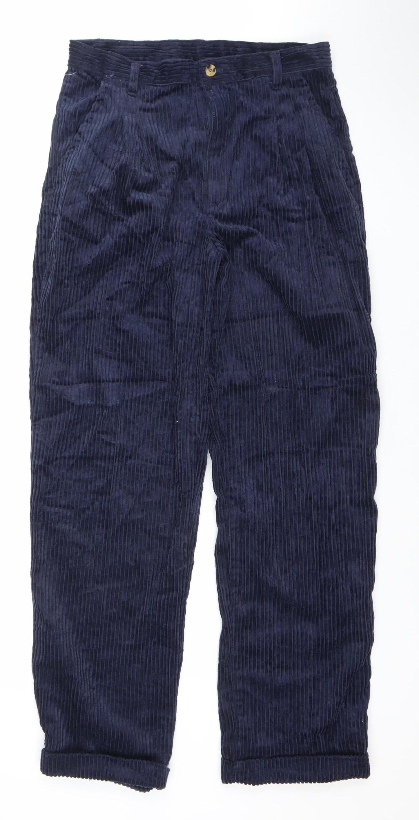Club Montana Men's Blue Corduroy Chino Trousers Size 32