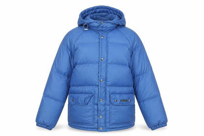 Macbean Men Blue Down Puffer Jacket S Hooded Winter Coat