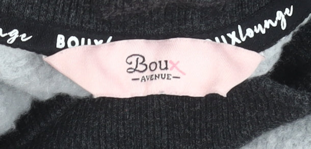 Boux Avenue Women’s Black Crew Neck Pullover Sweatshirt UK 14