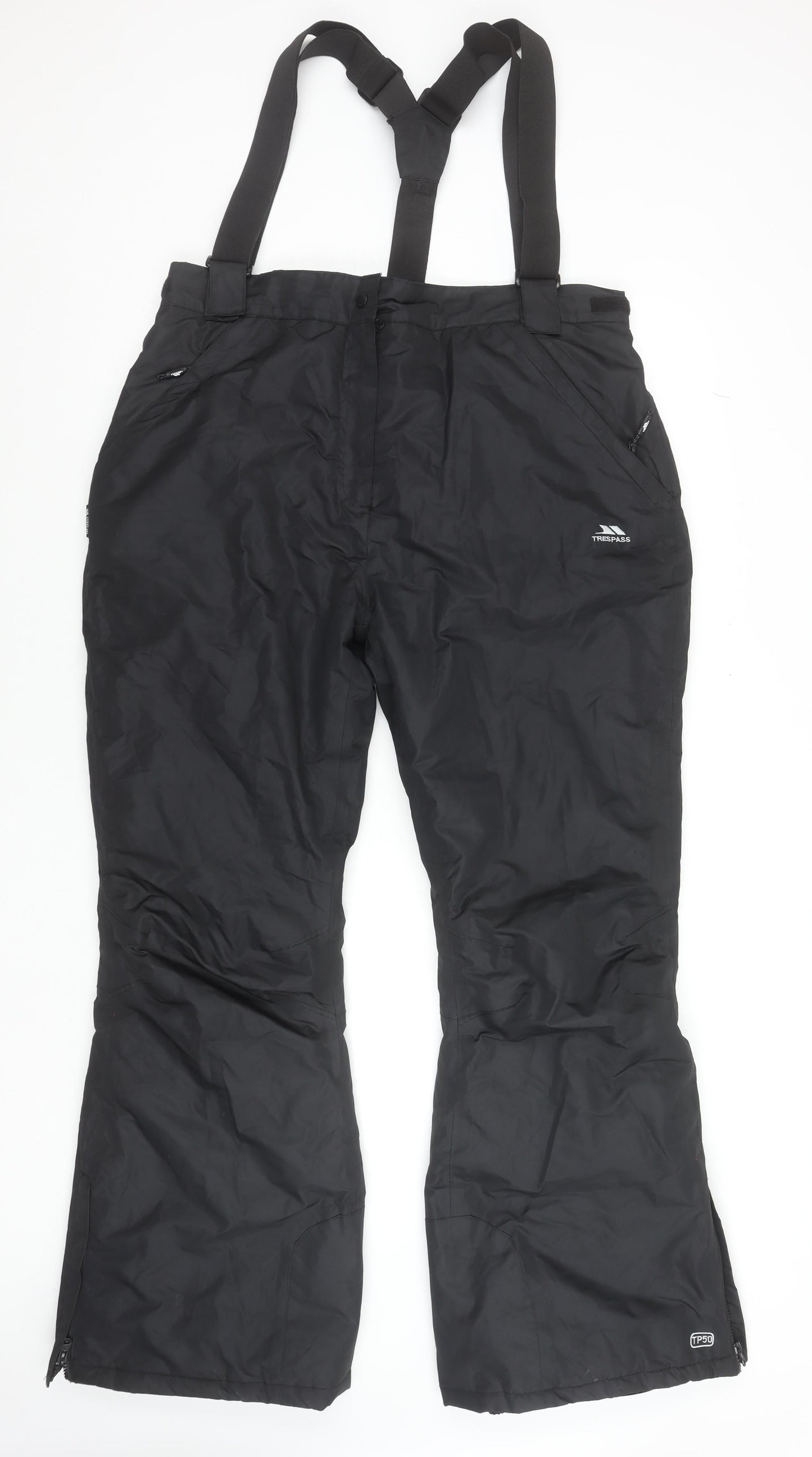 Trespass Men's Black 2XL Snow Pants Waterproof Windproof Winter Trousers