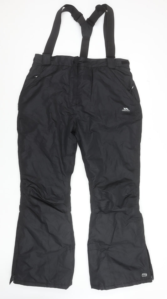 Trespass Men's Black 2XL Snow Pants Waterproof Windproof Winter Trousers