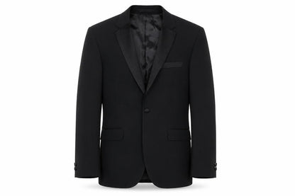 Marks and Spencer Men’s Black Wool Blend 36in Shawl Lapel Jacket