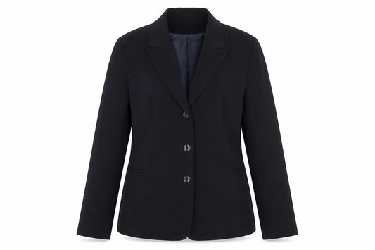 Amarant Women Black Size 12 Classic Single-Breasted Blazer