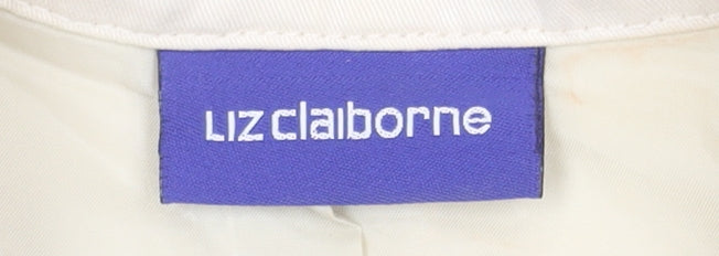 Womens UK Size 8 Liz Claiborne Beige Basic Jacket