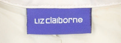 Womens UK Size 8 Liz Claiborne Beige Basic Jacket