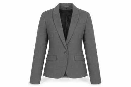 Next Women Grey Tailoring Single-Breasted Blazer Size 12