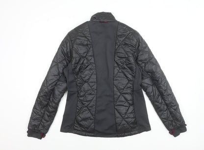 Decathlon Women Black Quilted Puffer Jacket Size 12