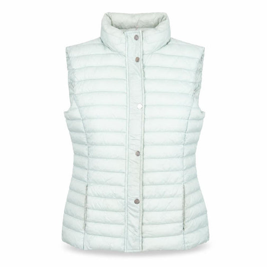 Classic Womens Green Quilted Puffer Waistcoat Size 12
