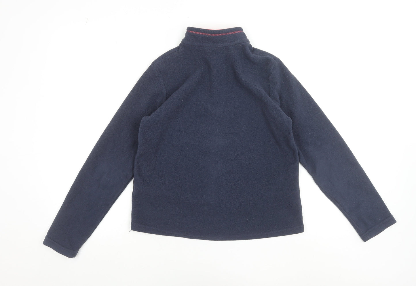 Quechua Girls Blue 12-13 Years Fleece 1/4 Zip Pullover Sweatshirt