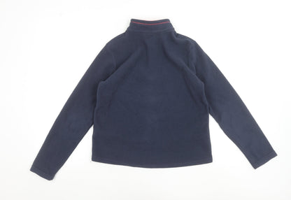 Quechua Girls Blue 12-13 Years Fleece 1/4 Zip Pullover Sweatshirt