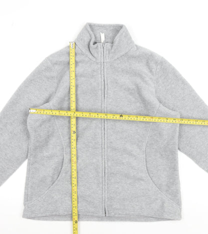 Marks and Spencer Women’s Grey Fleece Full Zip Jacket UK 18