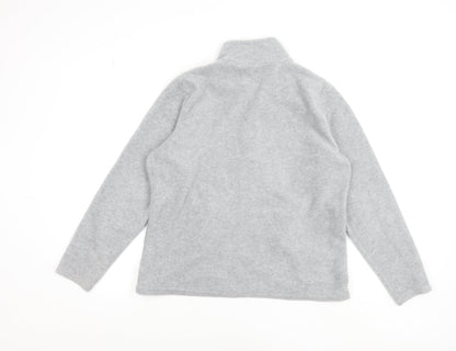 Marks and Spencer Women’s Grey Fleece Full Zip Jacket UK 18