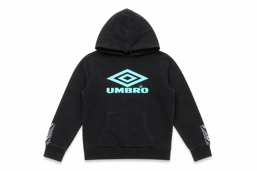 Boys UK Size 11-12 Years Umbro Black Pullover Hoodie