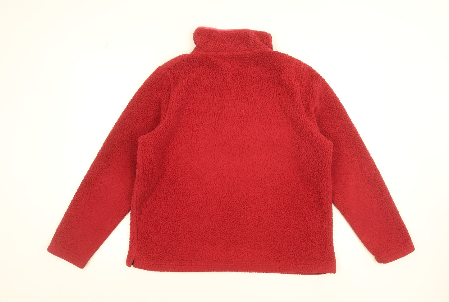 Arctic Storm Women’s Red Fleece Henley Sweatshirt Size M