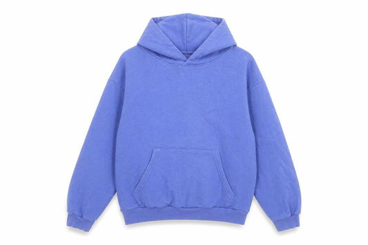 H&M Boys Blue Pullover Hoodie UK 10-12 Years Cotton Blend