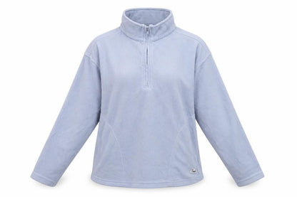 Tiso Women's Blue Microfleece 1/2 Zip Pullover Sweatshirt Size 14