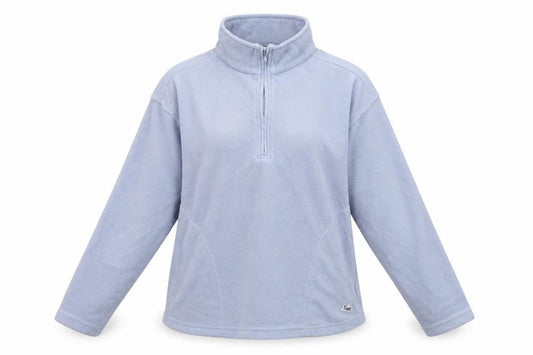 Tiso Women's Blue Microfleece 1/2 Zip Pullover Sweatshirt Size 14