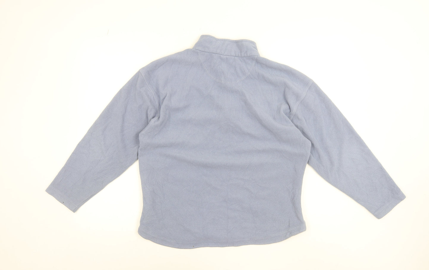Tiso Women's Blue Microfleece 1/2 Zip Pullover Sweatshirt Size 14