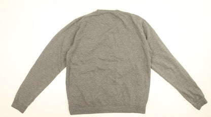 TMR Originals Women's Grey Cotton Blend Pullover Sweatshirt Size 16