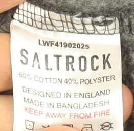 Saltrock Boys Grey Graphic Pullover Sweatshirt 11-12 Years
