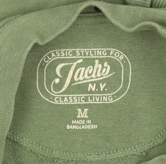 Jachs N.Y. Men’s Green Pullover Sweatshirt Crew Neck Medium