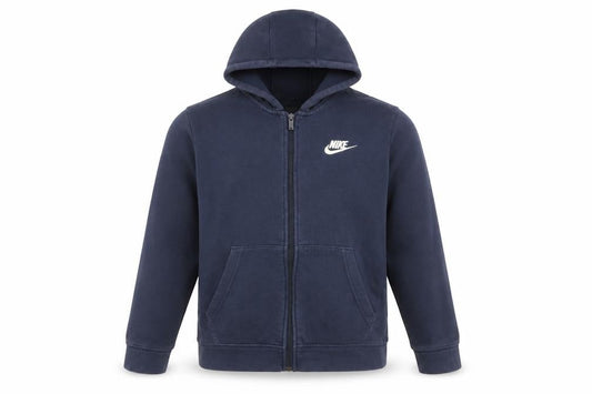 Boys UK Size M Nike Blue Full Zip Hoodie