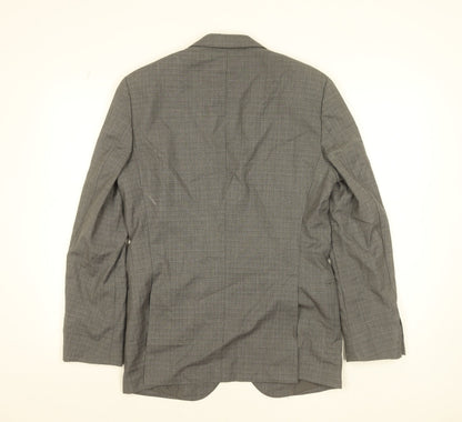 Mens UK Size 36 HUGO BOSS Regular Grey Suit Jacket