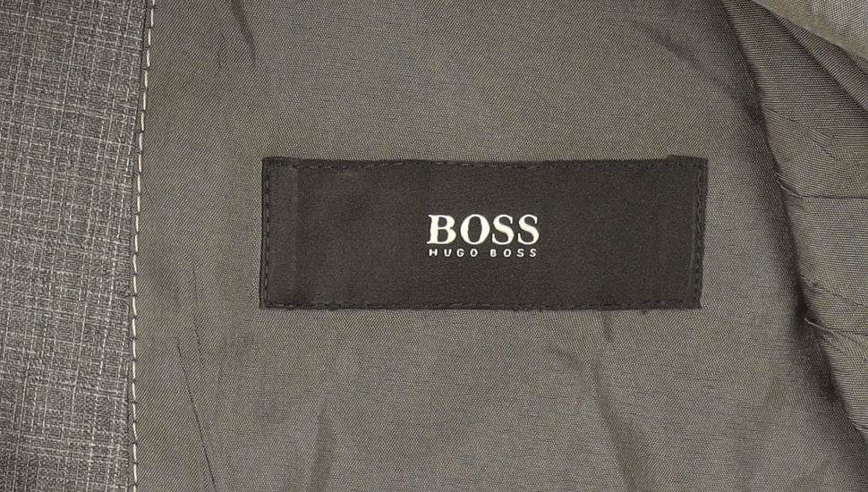 Mens UK Size 36 HUGO BOSS Regular Grey Suit Jacket