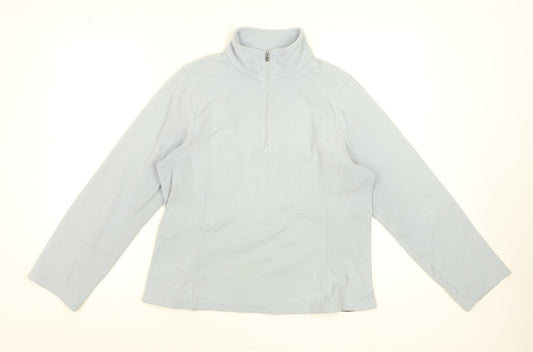 Womens UK Size 6-8 Lands' End Blue Pullover Sweatshirt