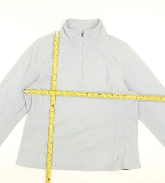 Womens UK Size 6-8 Lands' End Blue Pullover Sweatshirt