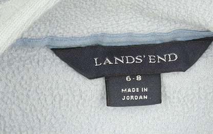Womens UK Size 6-8 Lands' End Blue Pullover Sweatshirt