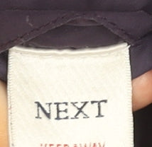 Next Unisex Baby Purple Hooded Puffer Jacket 9-12 Months Winter Coat