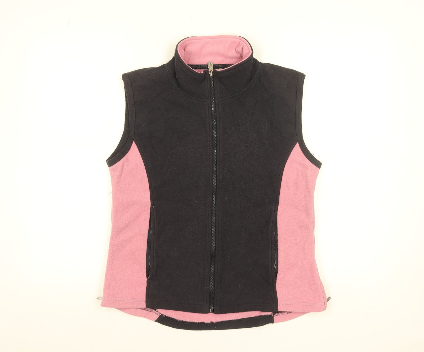 Rydale Womens Black Pink Fleece Waistcoat Bodywarmer M