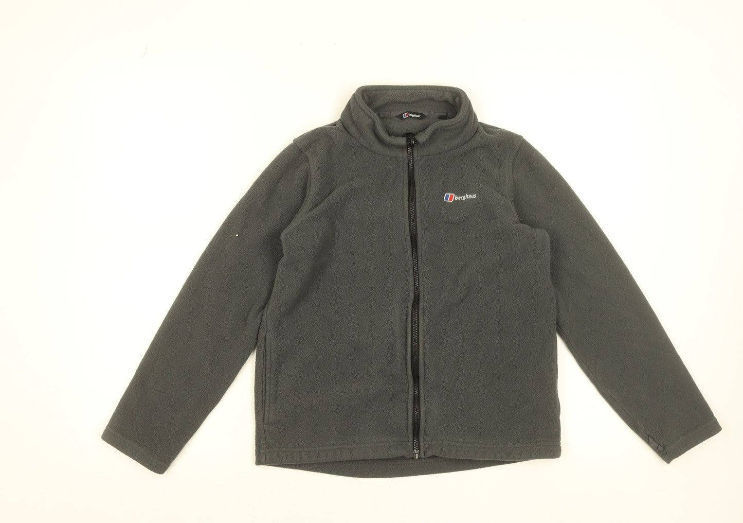 Berghaus Boys Grey Full Zip Fleece Jacket 11-12 Years Outdoor Casual