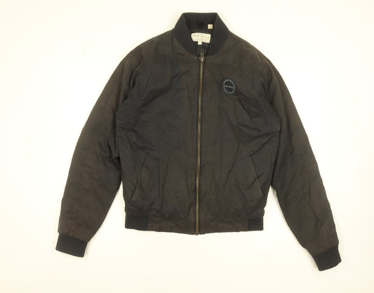 Mens UK Size S Jack Wills Black Bomber Jacket
