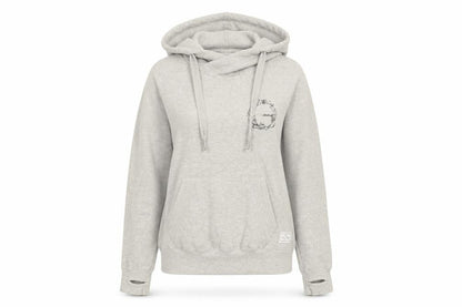 The Tired Mama Collection Womens Grey Pullover Hoodie Size M