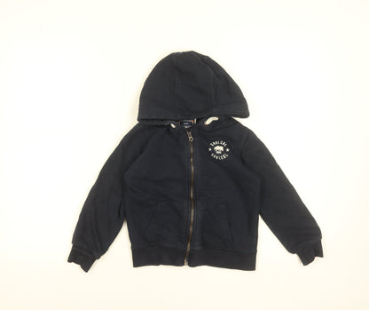 SoulCal Boys Blue Full Zip Fleece Hoodie 7-8 Years Hooded Sweatshirt
