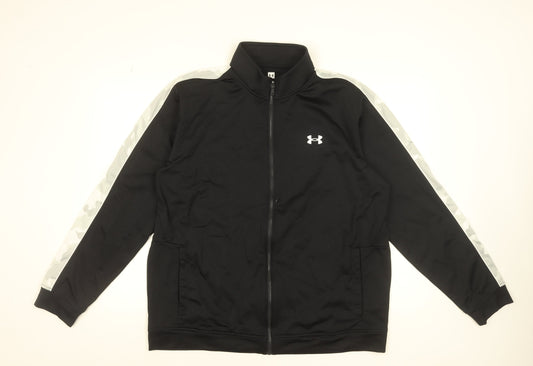 Under Armour Men’s Black 2XL Full Zip Sweatshirt Jacket
