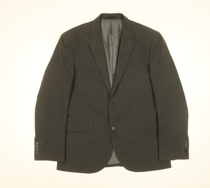 Next Men's Grey 40 Regular Fit Blazer Jacket