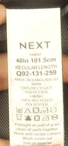 Next Men's Grey 40 Regular Fit Blazer Jacket