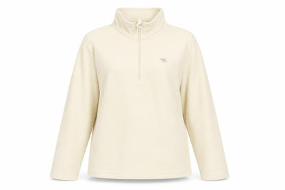 Ridge & Co. Women’s Beige Fleece 1/2 Zip Pullover Sweatshirt Size 16
