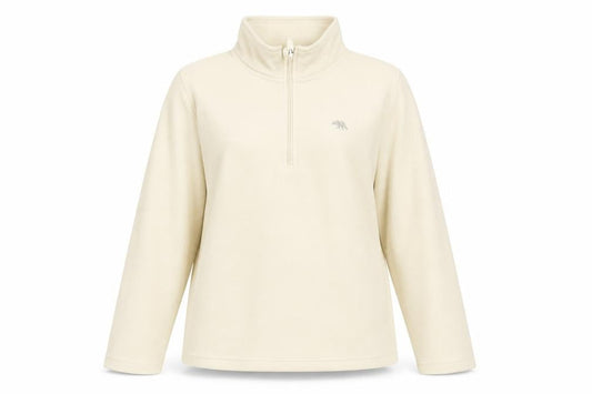 Ridge & Co. Women’s Beige Fleece 1/2 Zip Pullover Sweatshirt Size 16