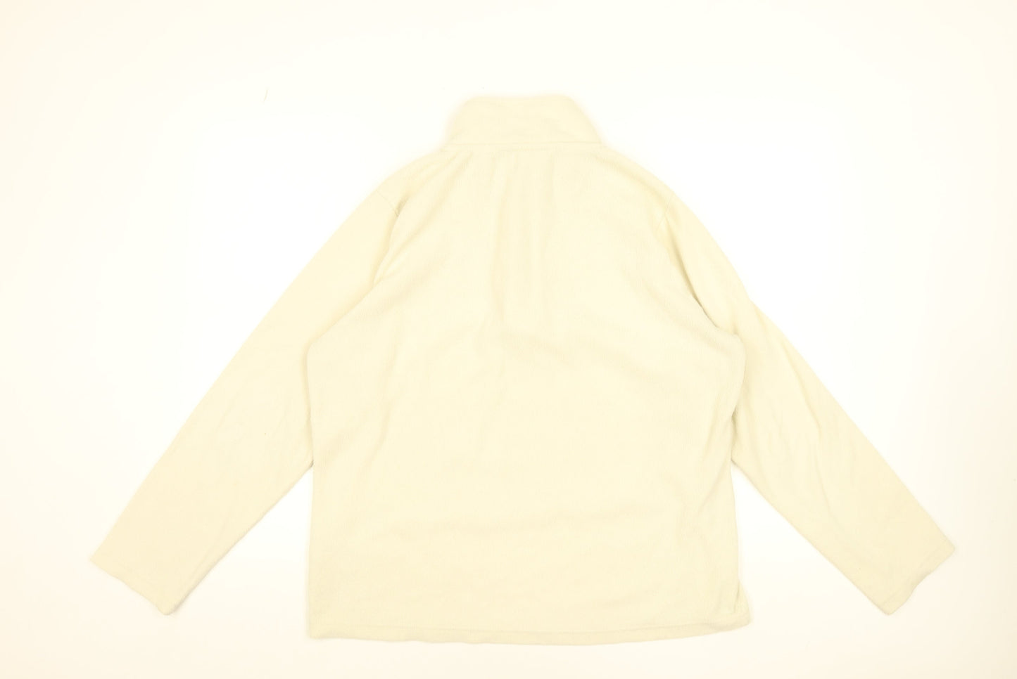 Ridge & Co. Women’s Beige Fleece 1/2 Zip Pullover Sweatshirt Size 16