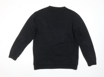 Tommy Jeans Men’s Black Crew Neck Pullover Sweatshirt Size M