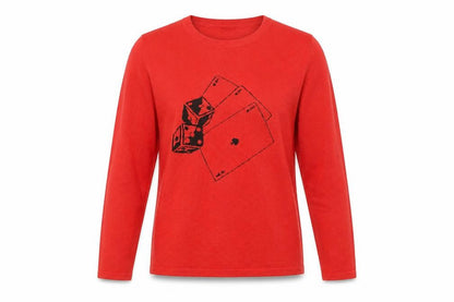 Myleene Klass Women Red Crew Neck Long Sleeve Pullover Jumper Size 10