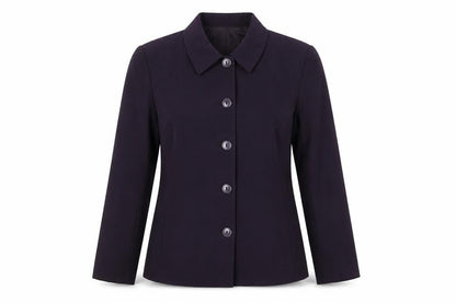 Lakeland Womens Purple Size 14 Tailored Single Breasted Suit Jacket