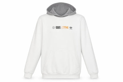 Boys UK Size 13-14 Years adidas White Pullover Hoodie